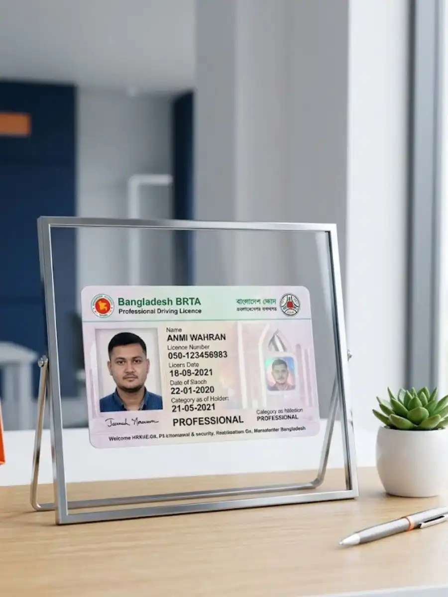 BRTA Professional Driving Licence of Mirpur Driving School Instructor