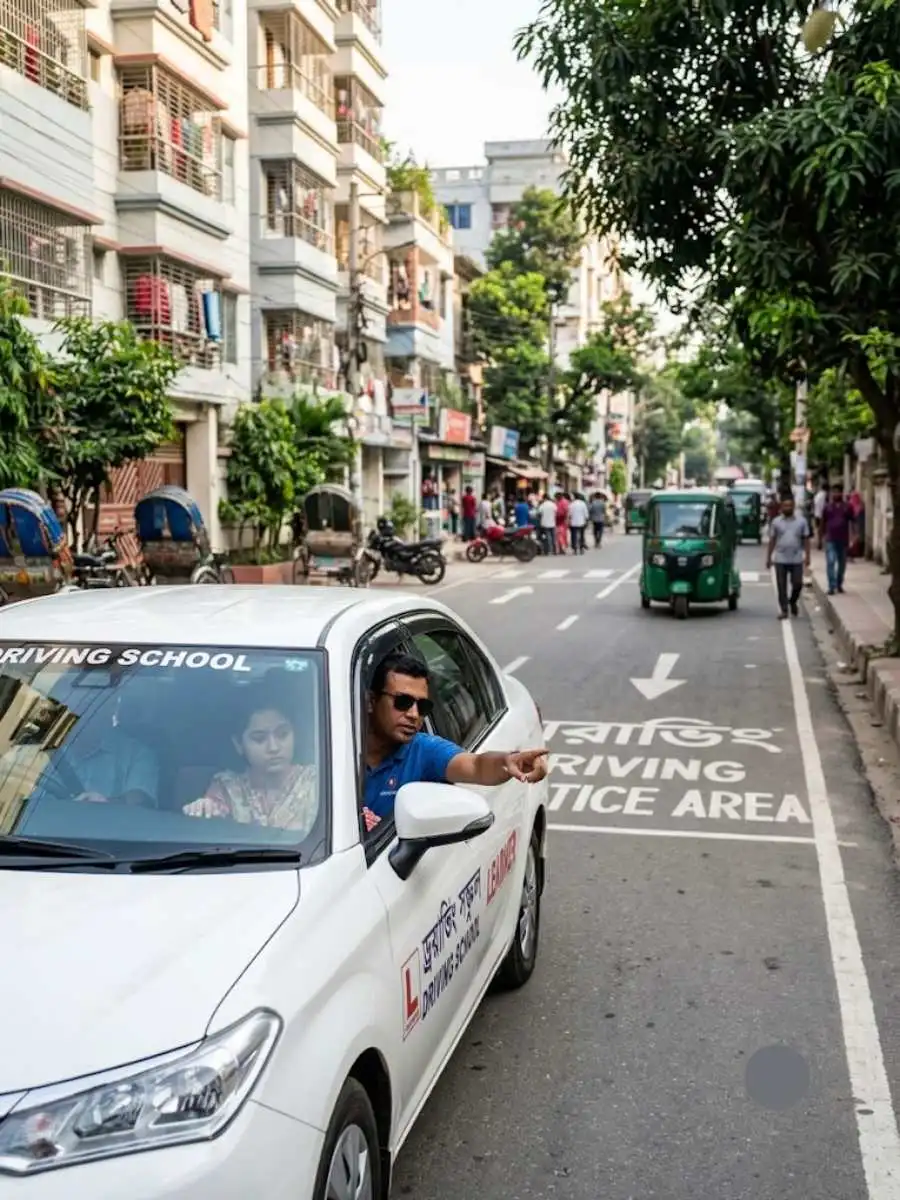 Driving Practice Areas in Mirpur 12