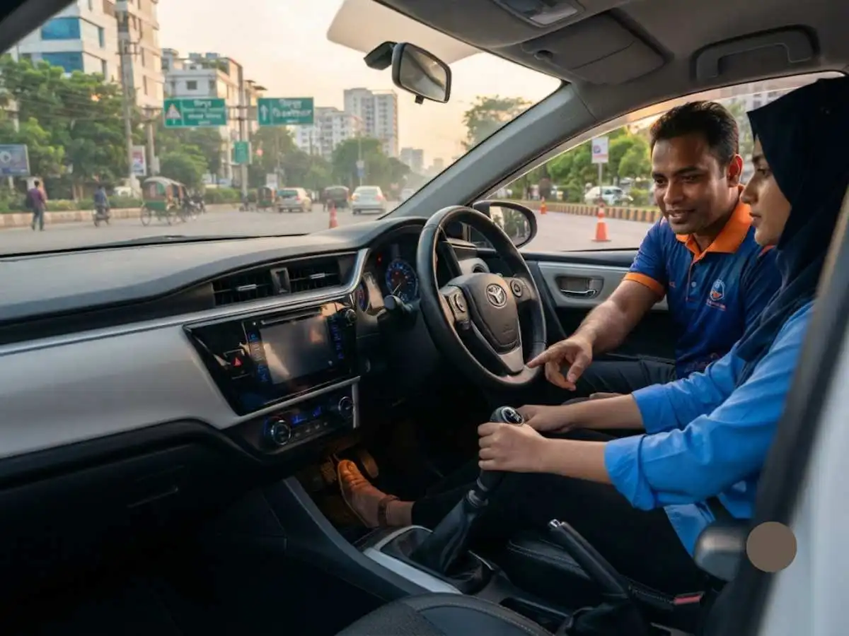 Manual Car Driving Training in Mirpur Dhaka